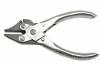 Parallel Jaw Pliers <br> Flat Nose Serrated Heavy V-Slot <br> Wire Cutters <br> Grobet 46.516